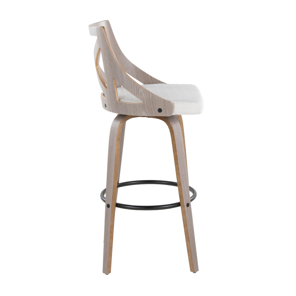 Charlotte 30" Fixed-Height Barstool - Set of 2