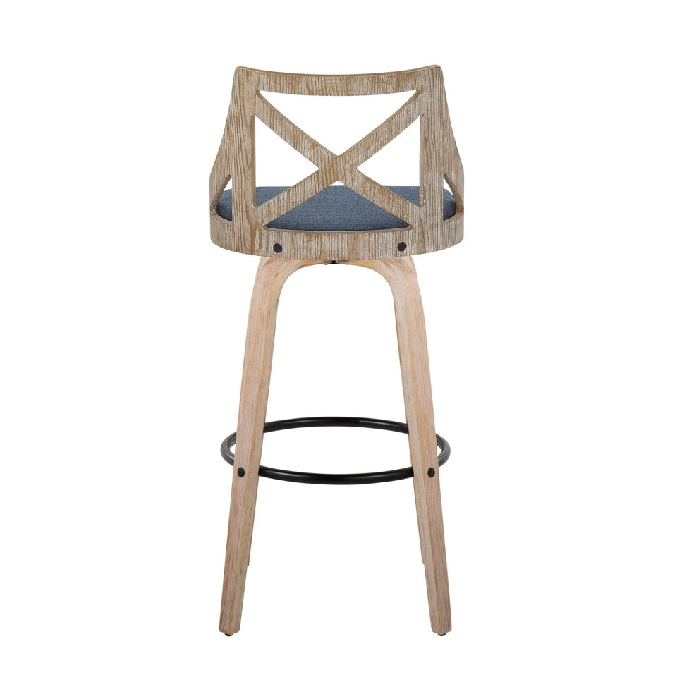 Charlotte 30" Fixed-Height Barstool - Set of 2