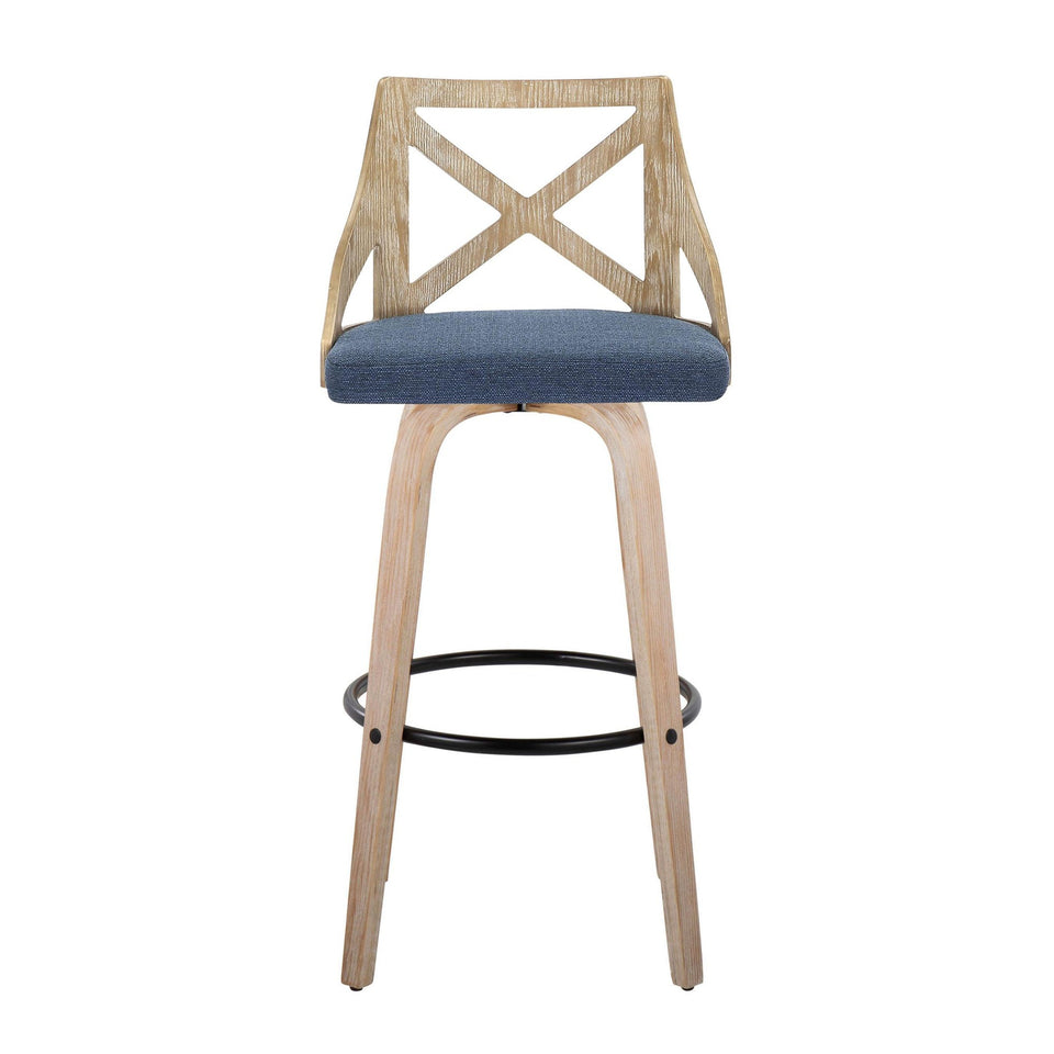 Charlotte 30" Fixed-Height Barstool - Set of 2