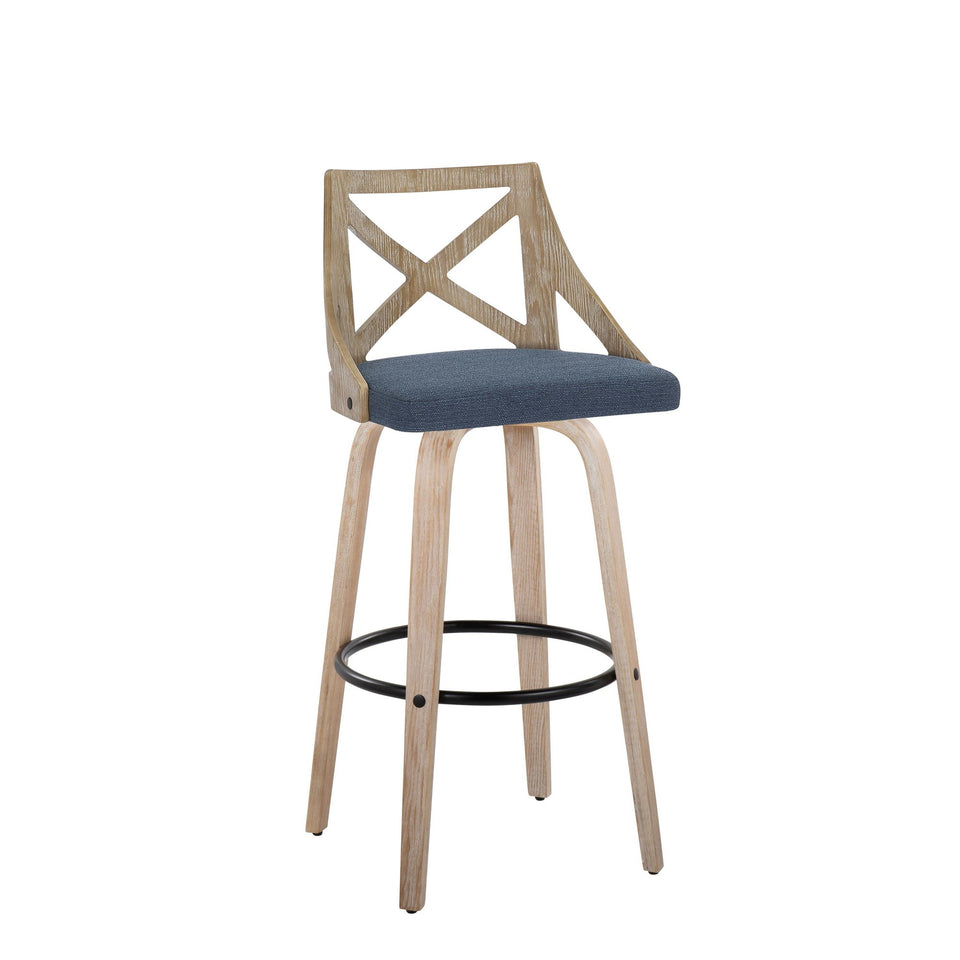 Charlotte 30" Fixed-Height Barstool - Set of 2