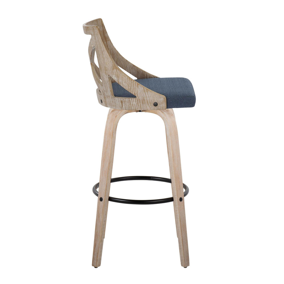 Charlotte 30" Fixed-Height Barstool - Set of 2
