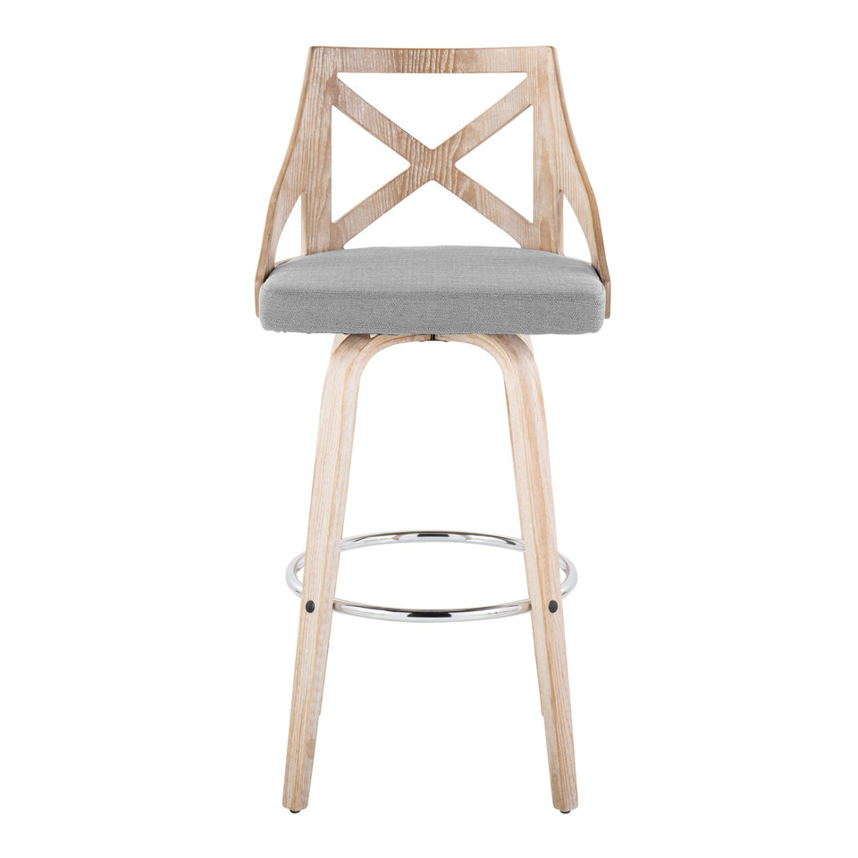 Charlotte 30" Fixed-Height Barstool - Set of 2