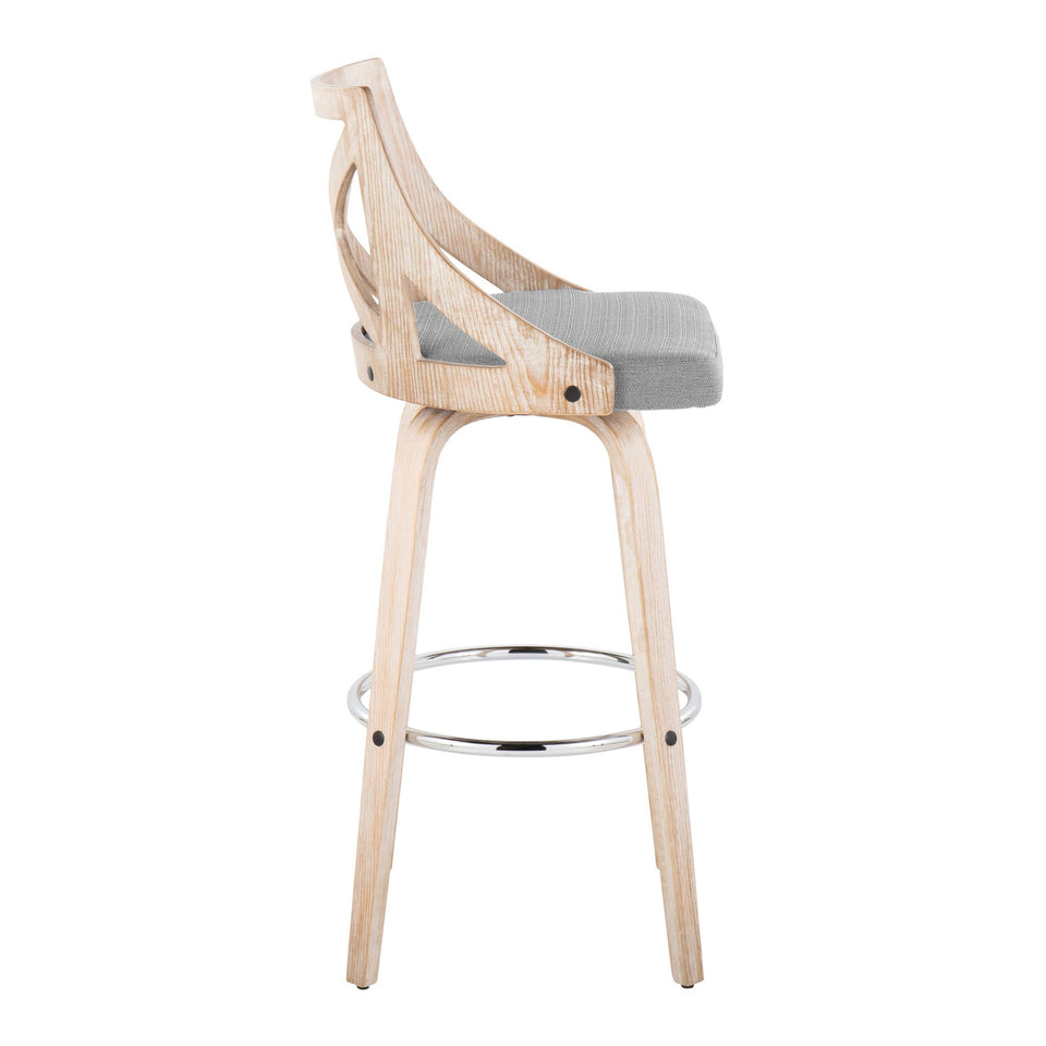 Charlotte 30" Fixed-Height Barstool - Set of 2