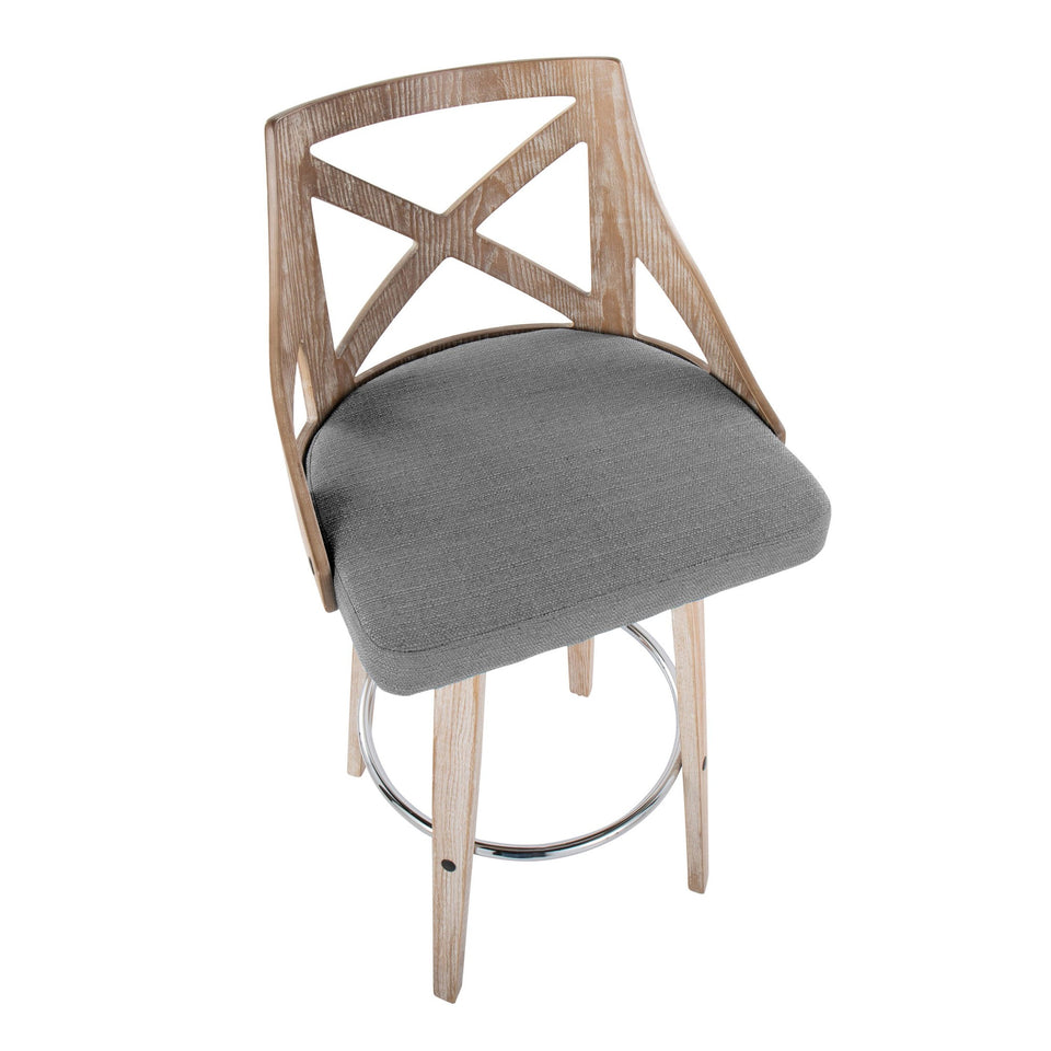 Charlotte 30" Fixed-Height Barstool - Set of 2
