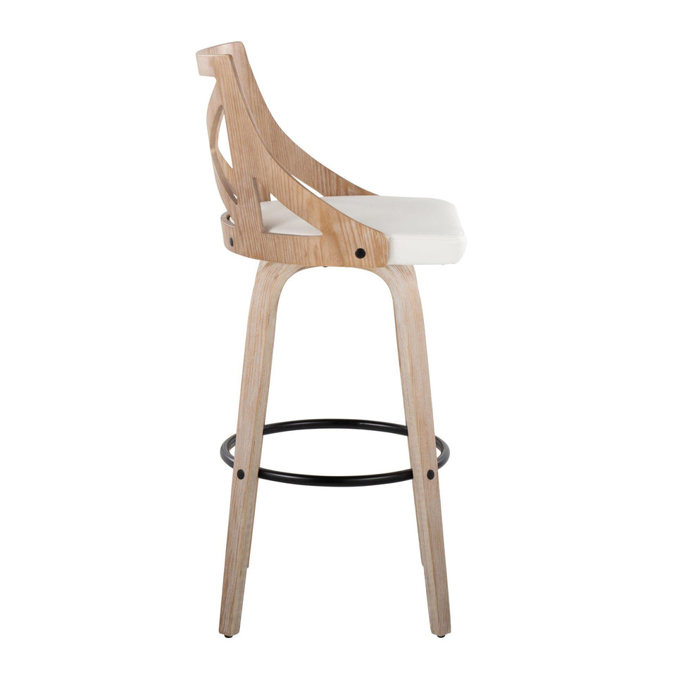 Charlotte 30" Fixed-Height Barstool - Set of 2