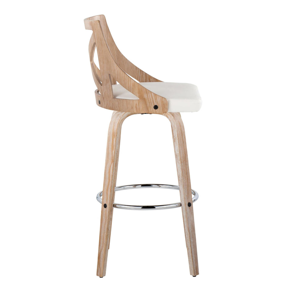 Charlotte 30" Fixed-Height Barstool - Set of 2