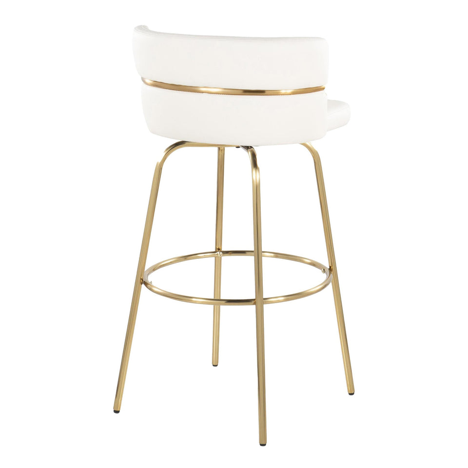 Cinch Claire 30" Fixed-Height Barstool - Set of 2
