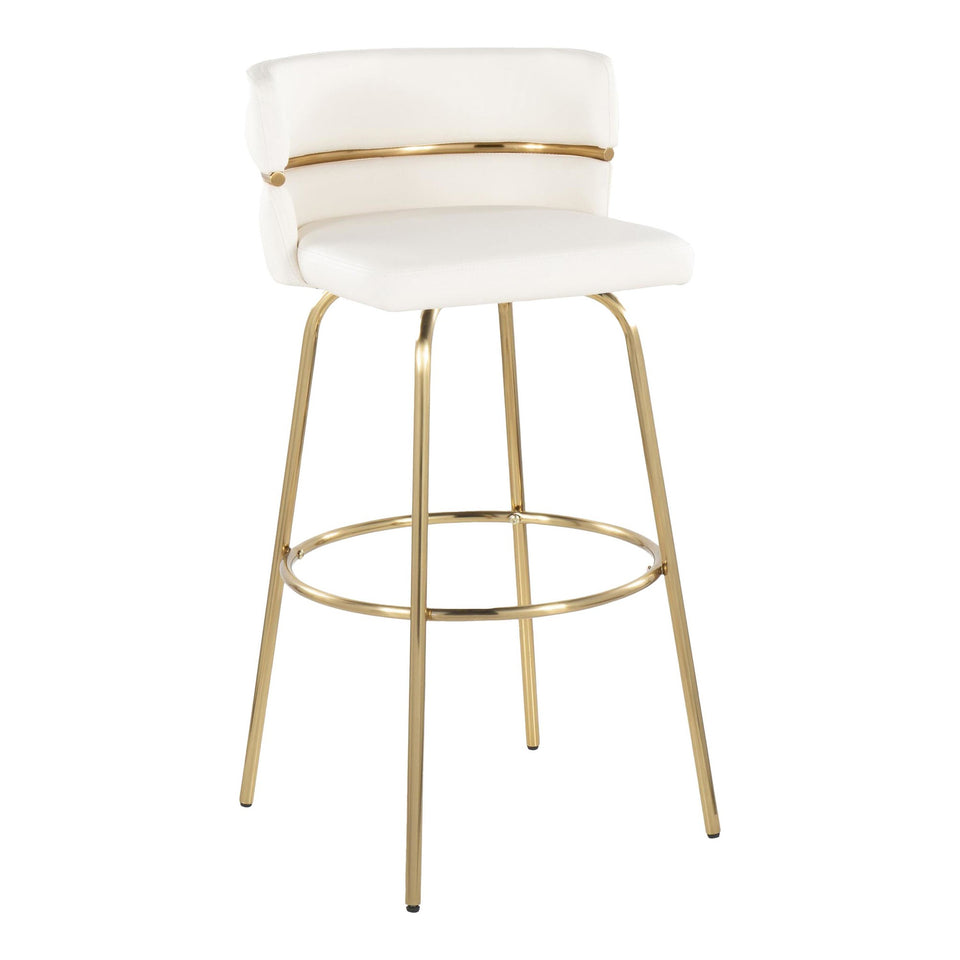 Cinch Claire 30" Fixed-Height Barstool - Set of 2