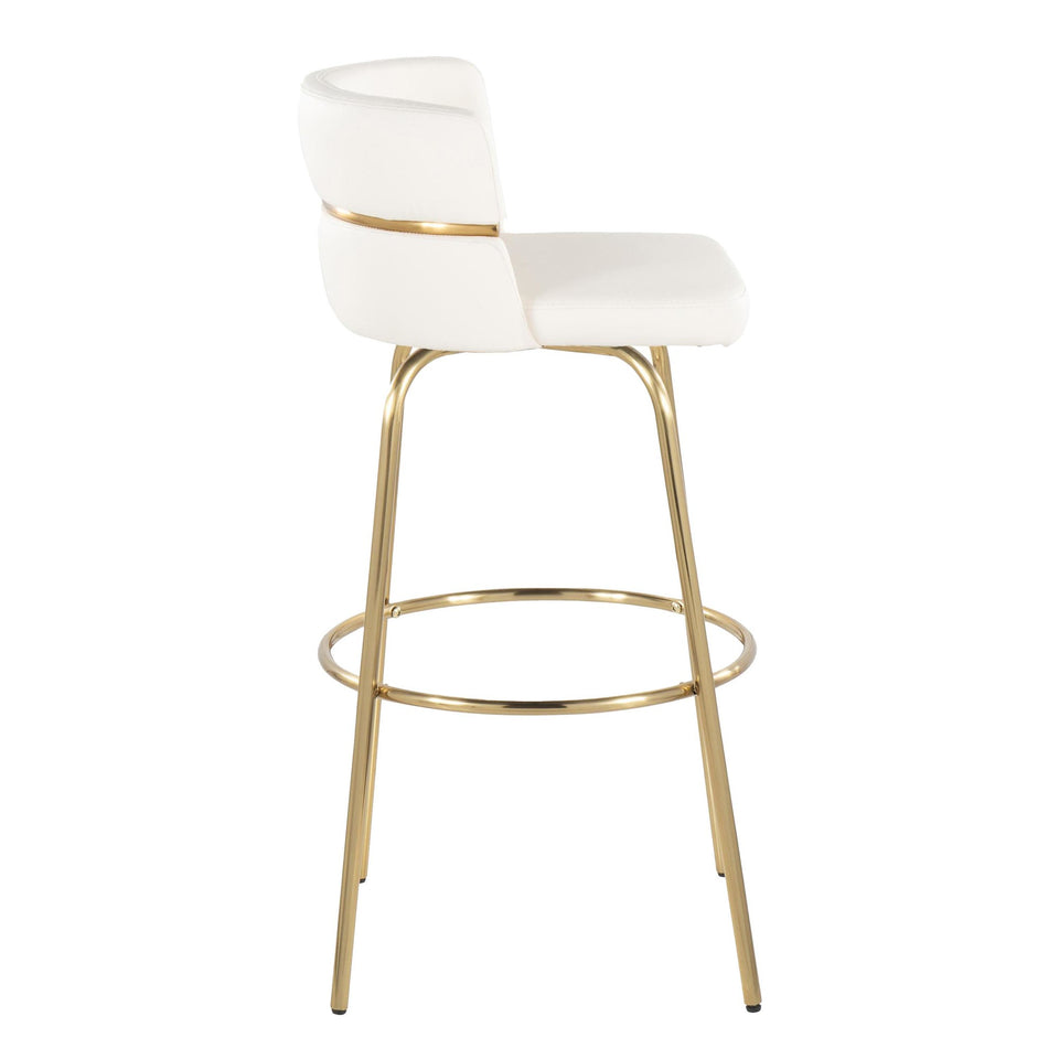 Cinch Claire 30" Fixed-Height Barstool - Set of 2