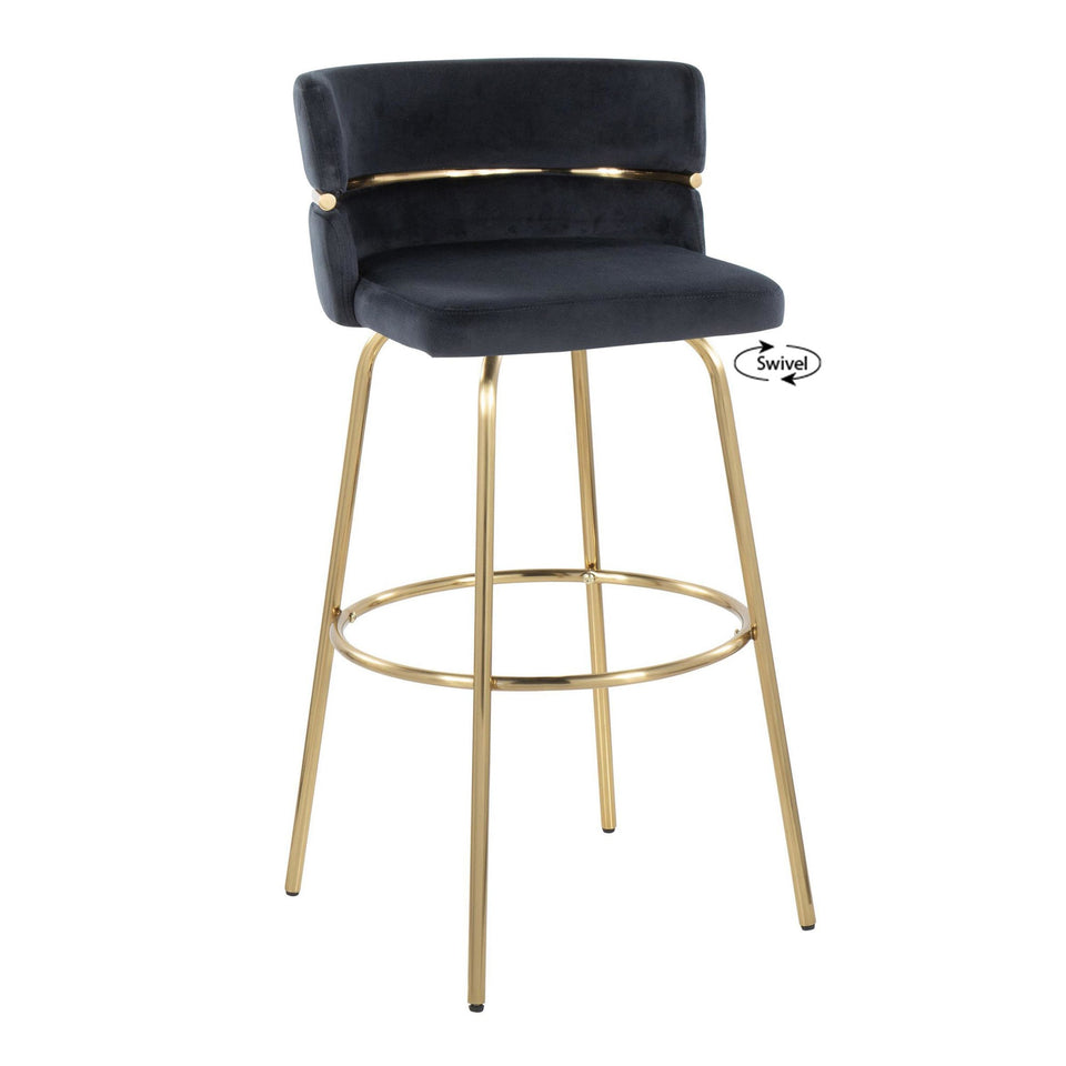 Cinch Claire 30" Fixed-Height Barstool - Set of 2