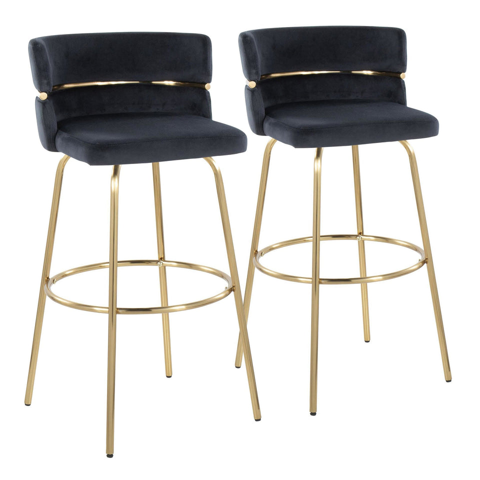Cinch Claire 30" Fixed-Height Barstool - Set of 2