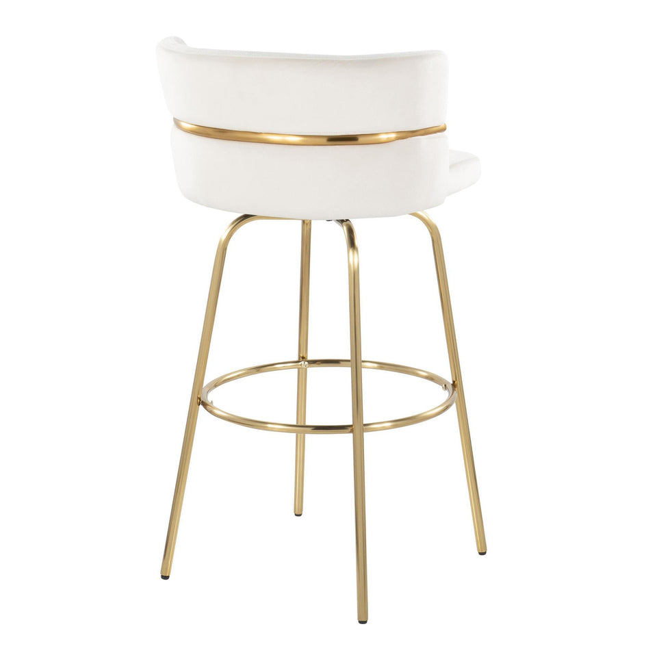 Cinch Claire 30" Fixed-Height Barstool - Set of 2