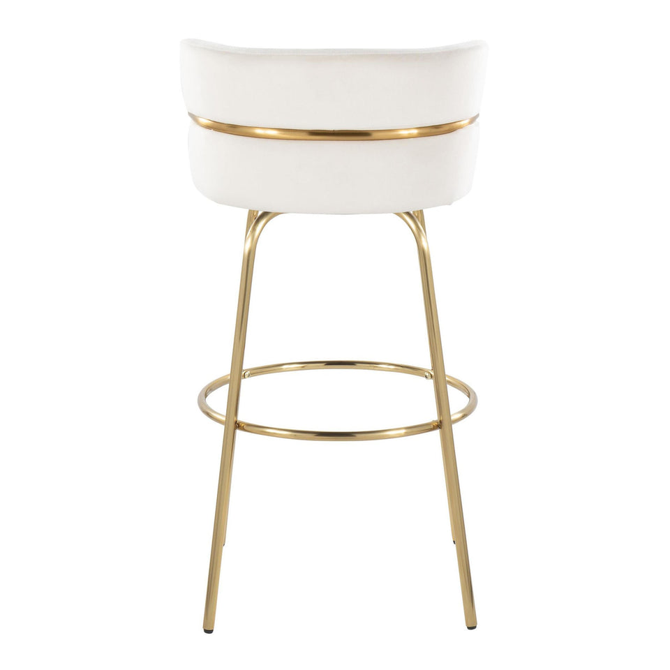 Cinch Claire 30" Fixed-Height Barstool - Set of 2
