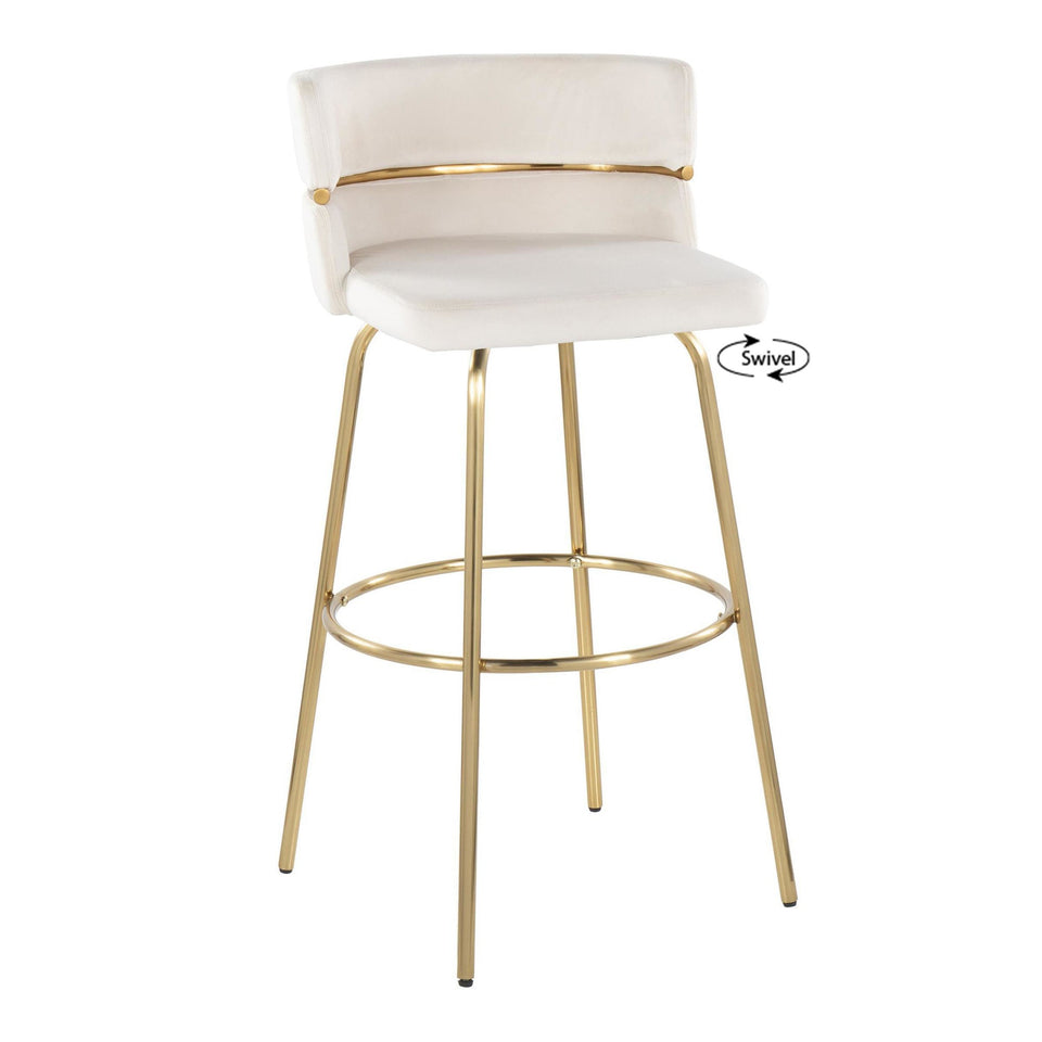 Cinch Claire 30" Fixed-Height Barstool - Set of 2