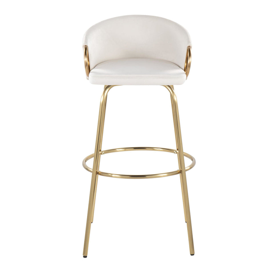 Claire 30" Fixed-Height Barstool - Set of 2