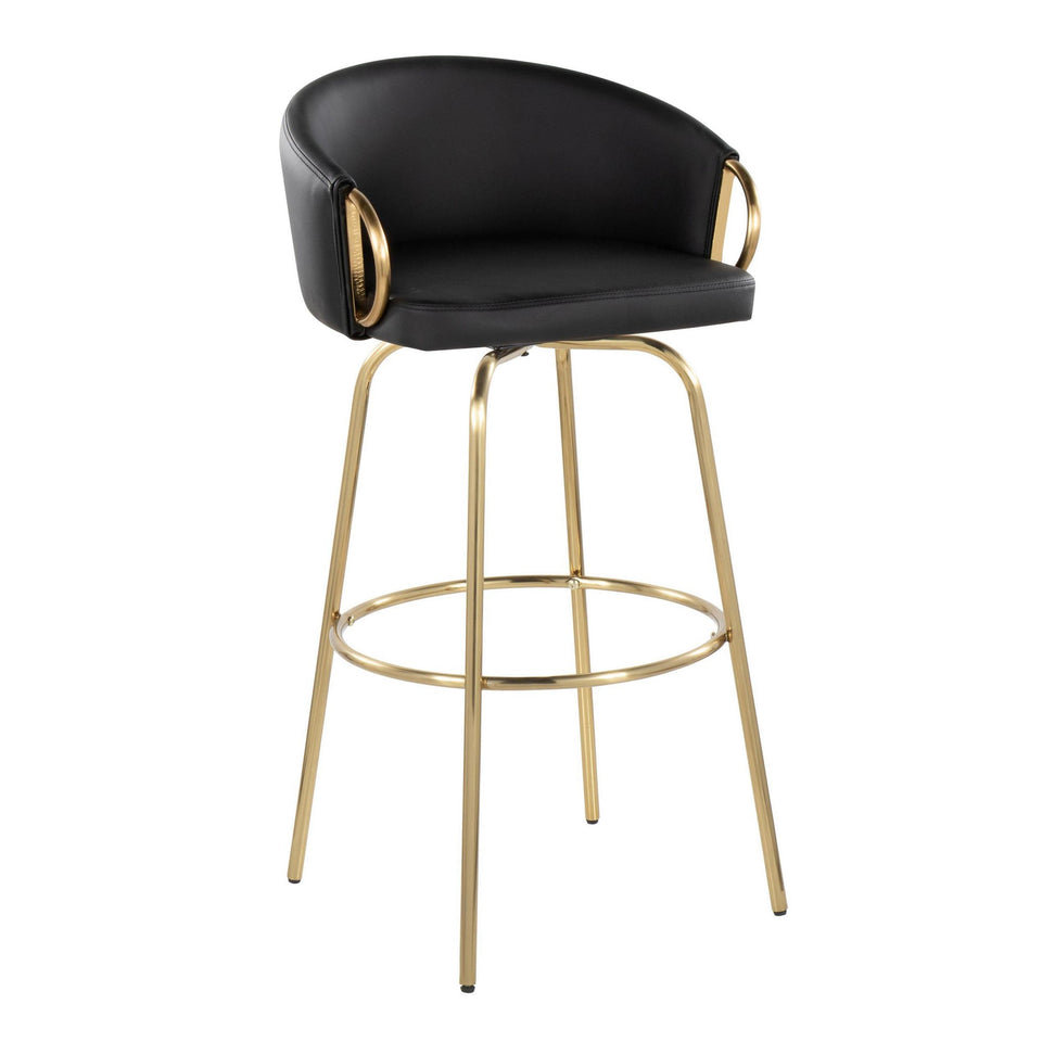 Claire 30" Fixed-Height Barstool - Set of 2