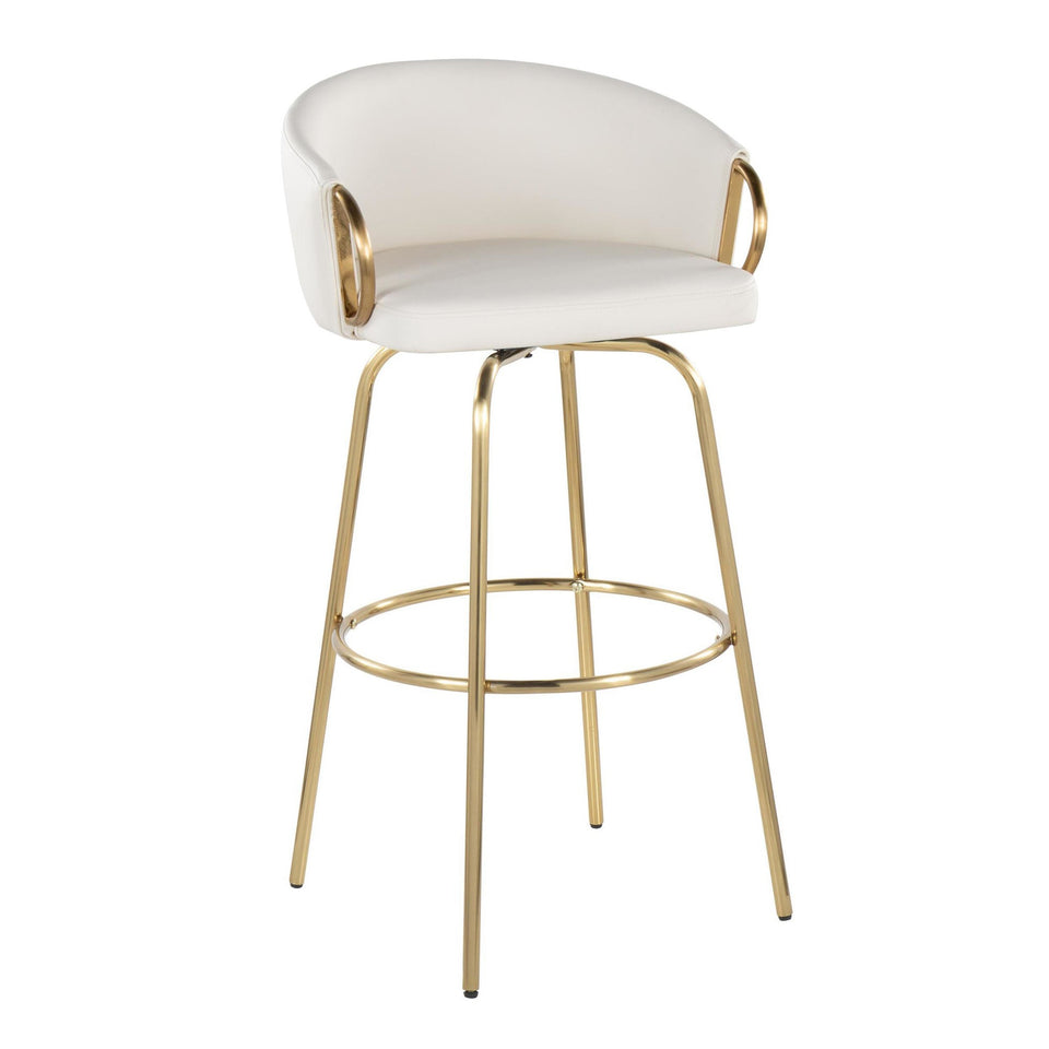 Claire 30" Fixed-Height Barstool - Set of 2