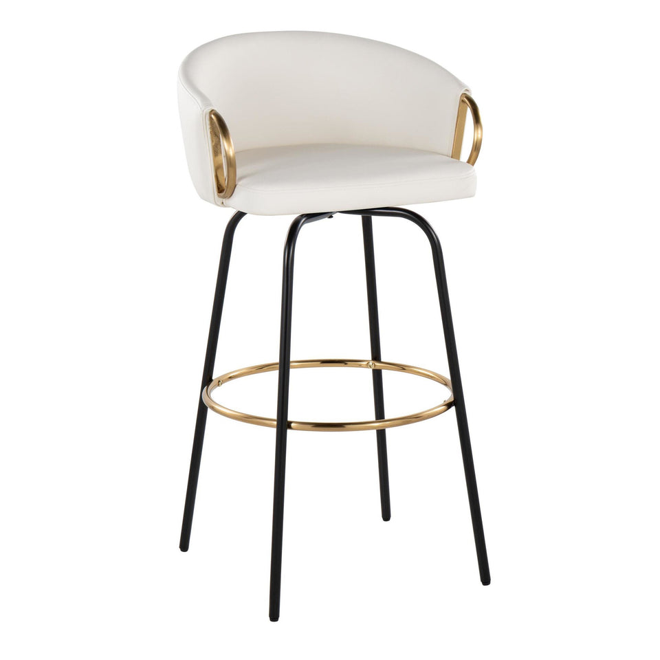 Claire 30" Fixed-Height Barstool - Set of 2