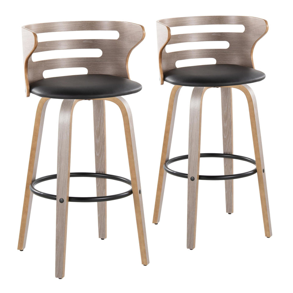 Cosini 30" Fixed-Height Barstool - Set of 2