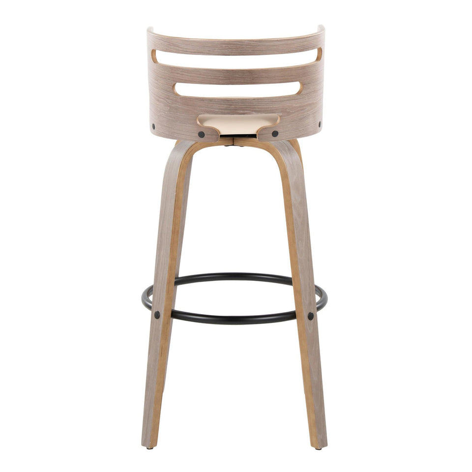Cosini 30" Fixed-Height Barstool - Set of 2