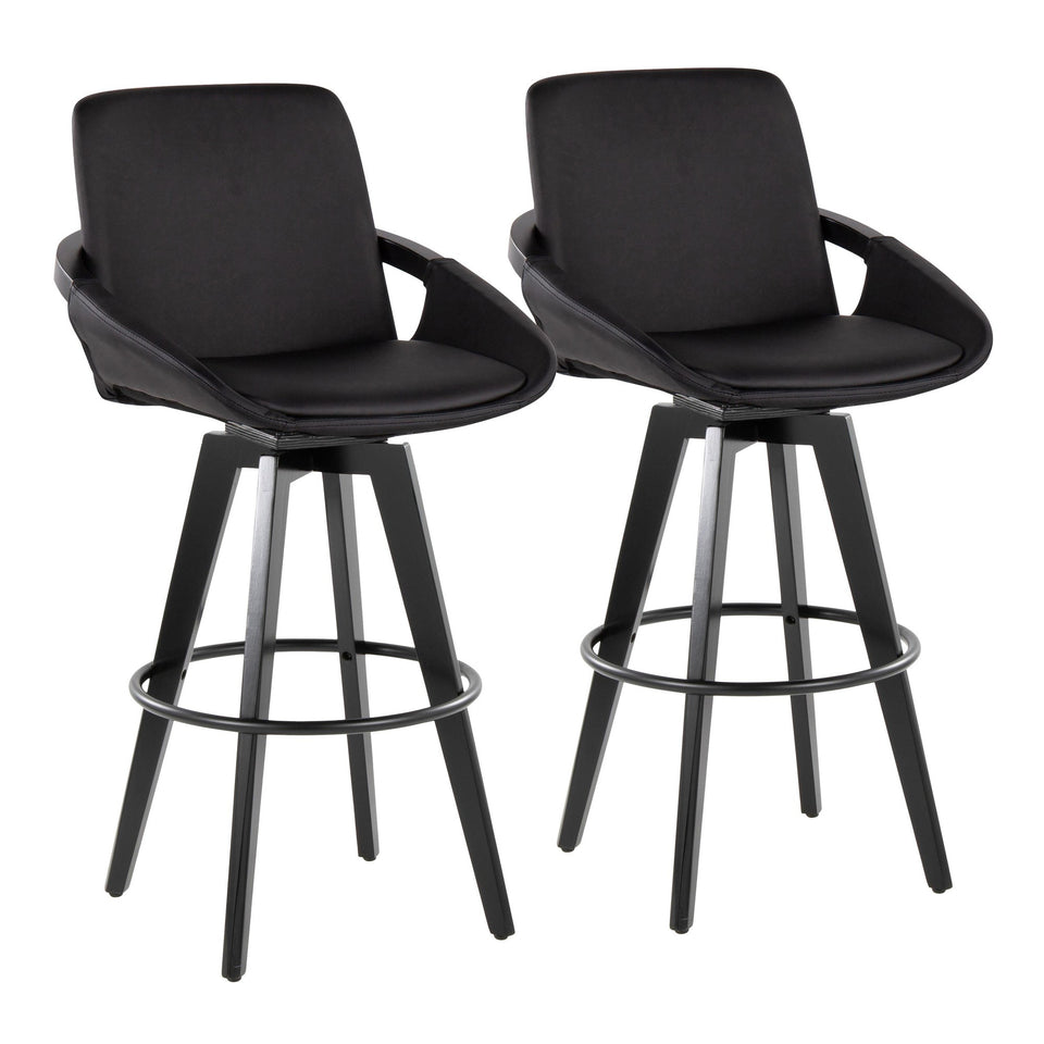 Cosmo 30" Fixed-Height Barstool - Set of 2