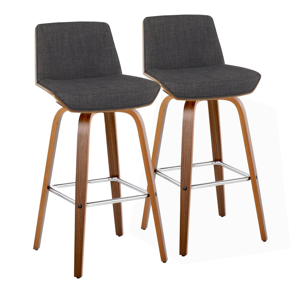 Corazza 30" Fixed-Height Barstool - Set of 2