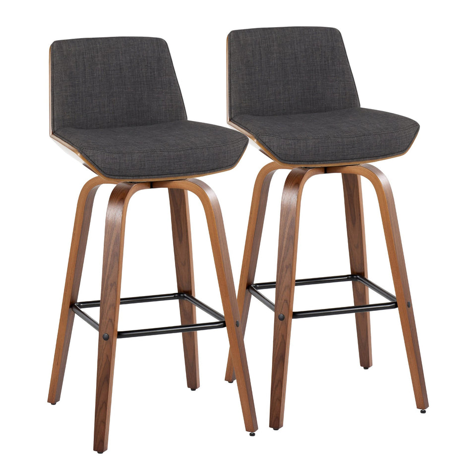 Corazza 30" Fixed-Height Barstool - Set of 2