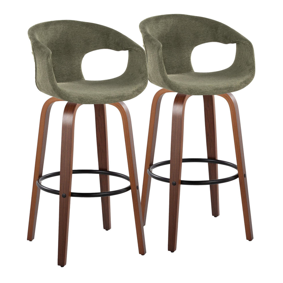 Curva 30" Fixed-Height Barstool - Set of 2