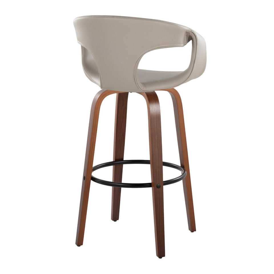 Curva 30" Fixed-Height Barstool - Set of 2