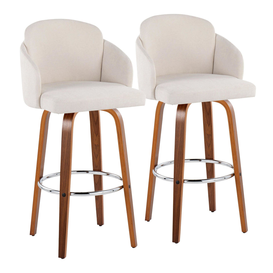 Dahlia 30" Fixed-Height Barstool - Set of 2