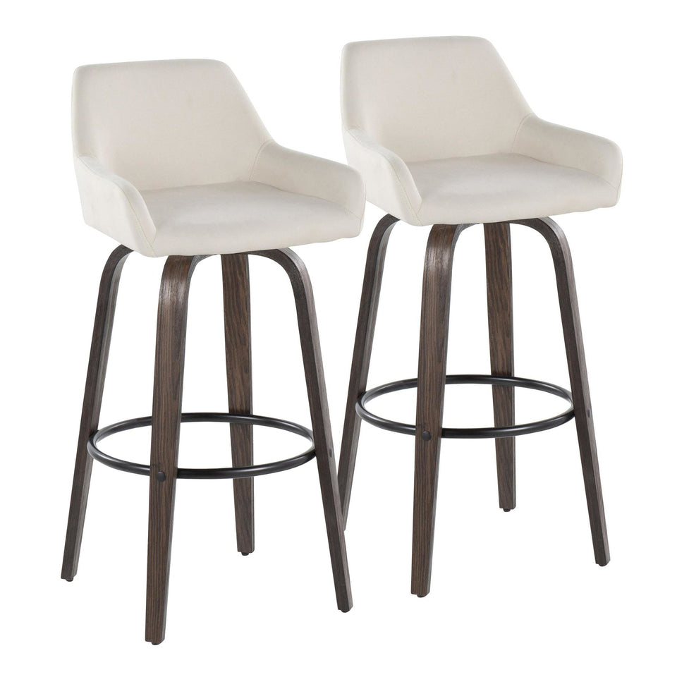 Daniella 30" Fixed-Height Barstool - Set of 2