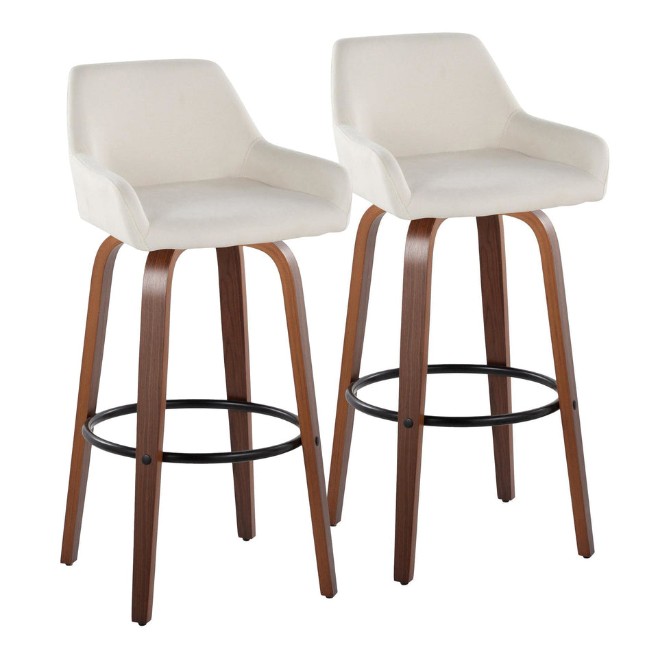 Daniella 30" Fixed-Height Barstool - Set of 2