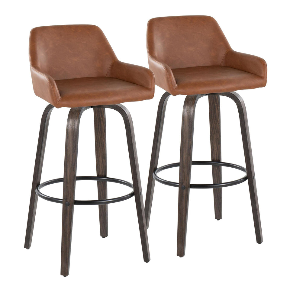 Daniella 30" Fixed-Height Barstool - Set of 2