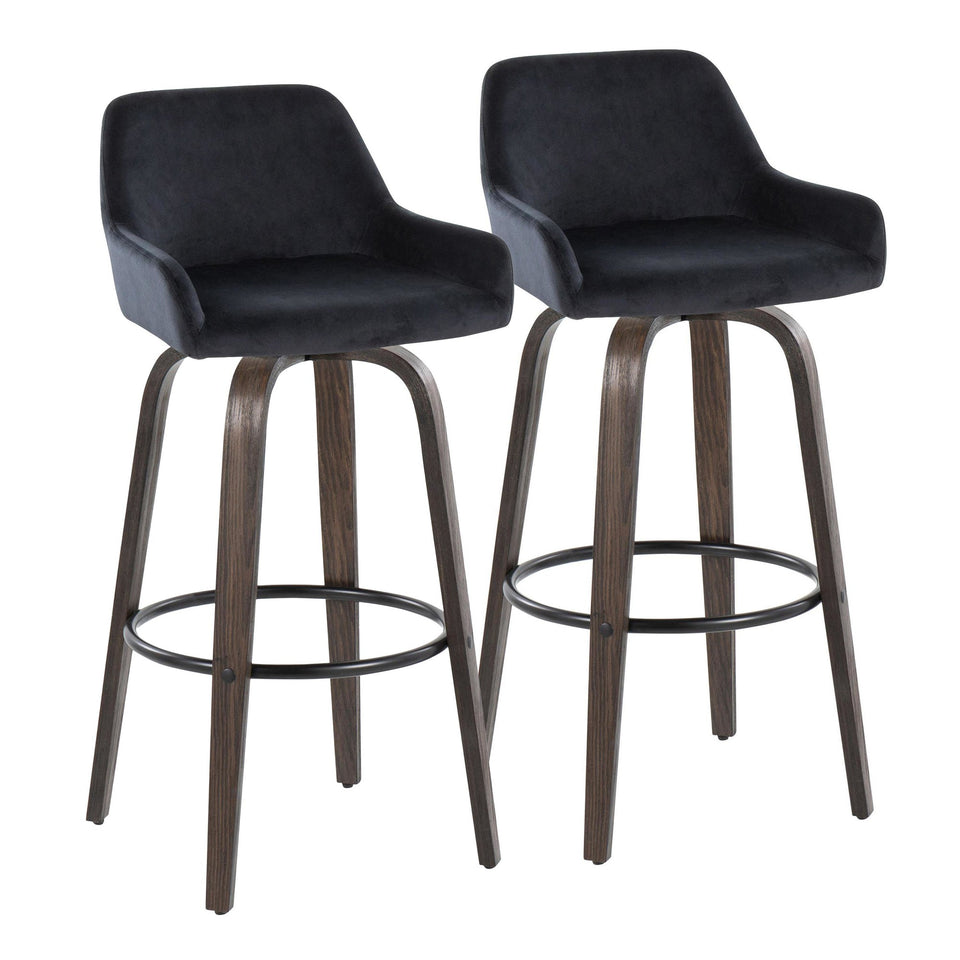 Daniella 30" Fixed-Height Barstool - Set of 2