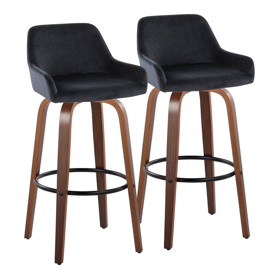 Daniella 30" Fixed-Height Barstool - Set of 2