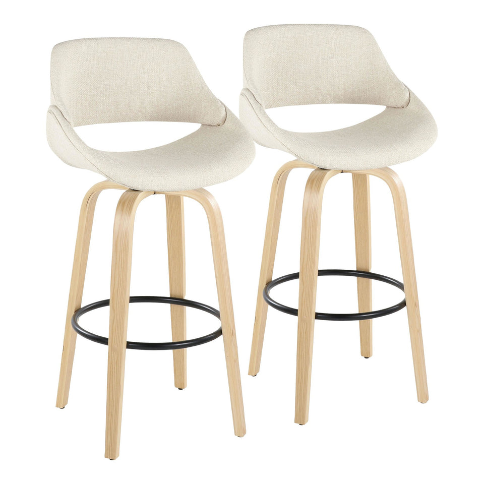 Fabrico 30" Fixed-Height Barstool - Set of 2