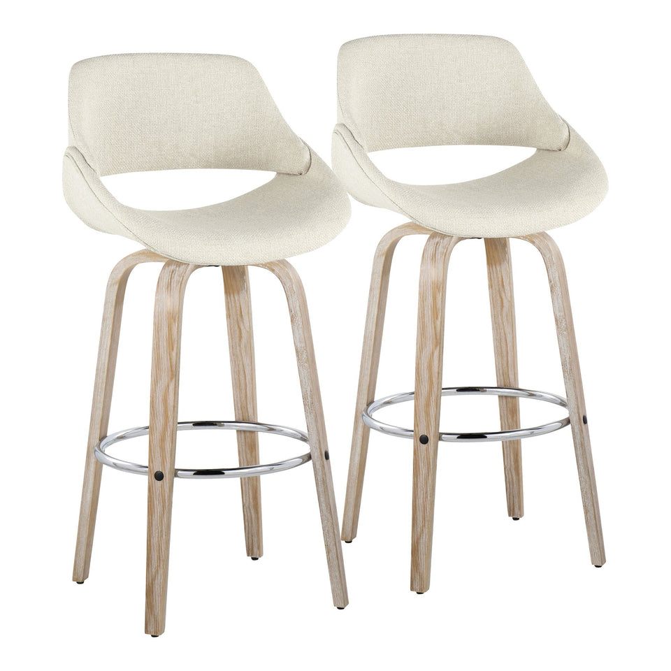 Fabrico 30" Fixed-Height Barstool - Set of 2