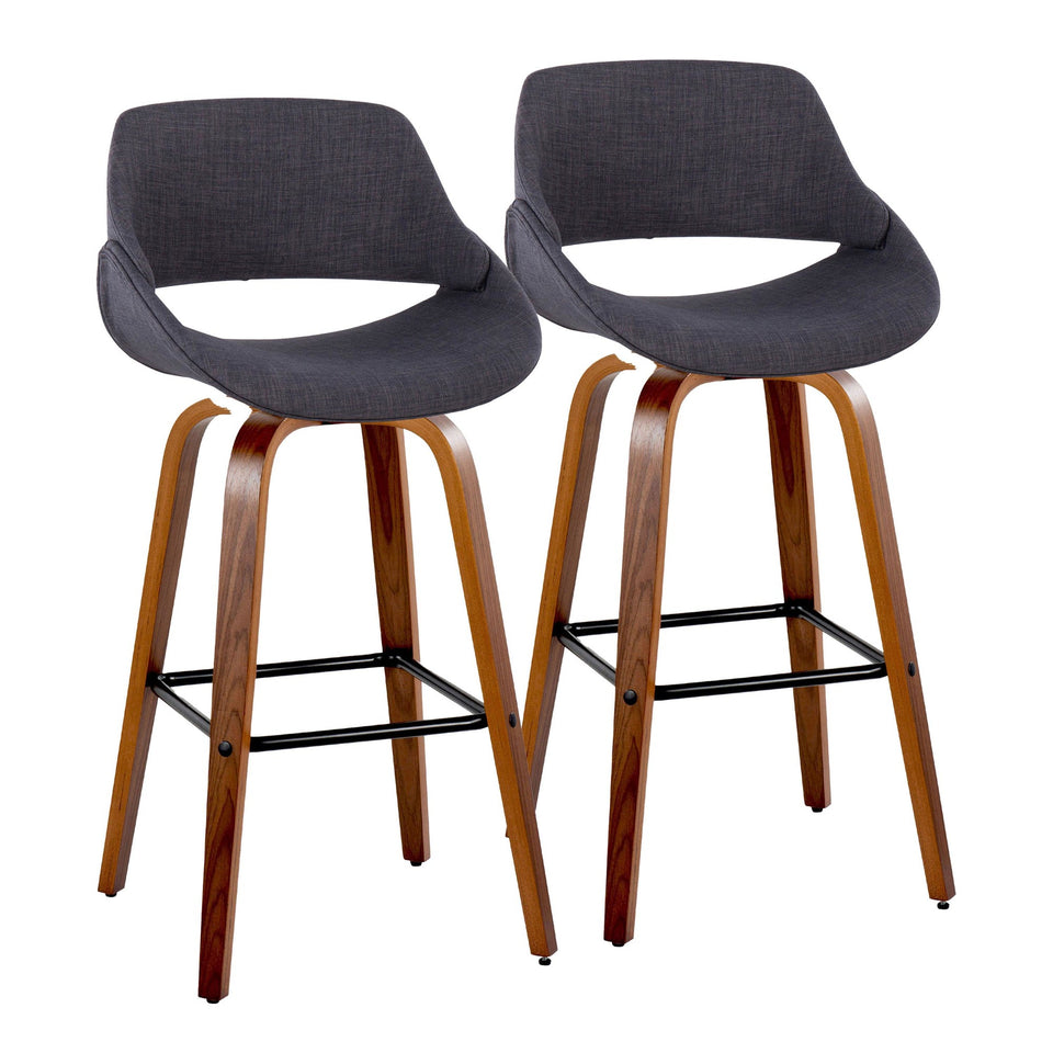 Fabrico 30" Fixed-Height Barstool - Set of 2