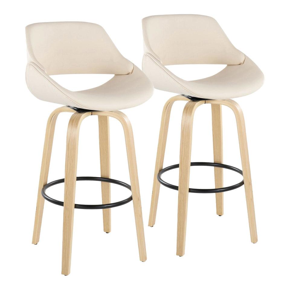 Fabrico 30" Fixed-Height Barstool - Set of 2
