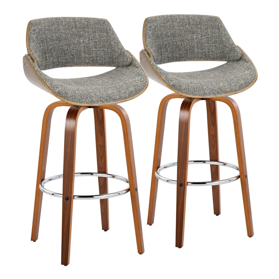Fabrizzi 30" Fixed-Height Barstool - Set of 2