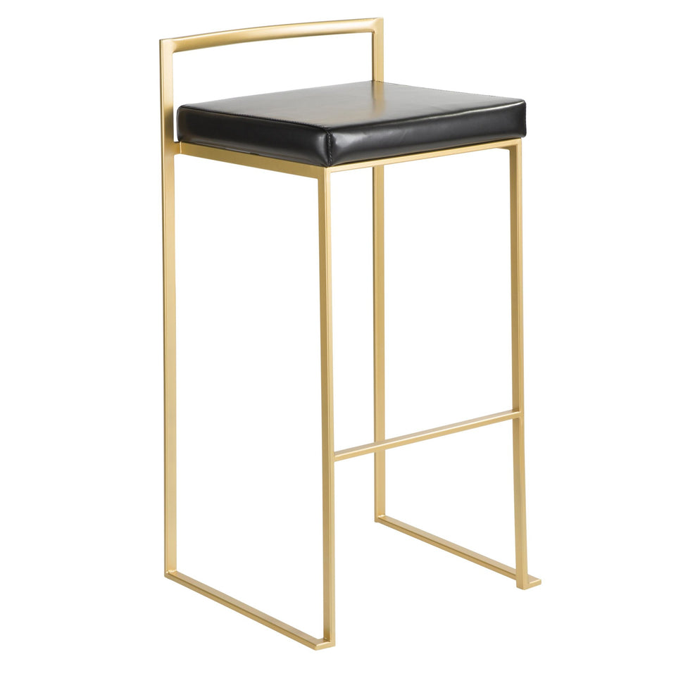Fuji Stacker 30" Fixed-Height Barstool - Set of 3