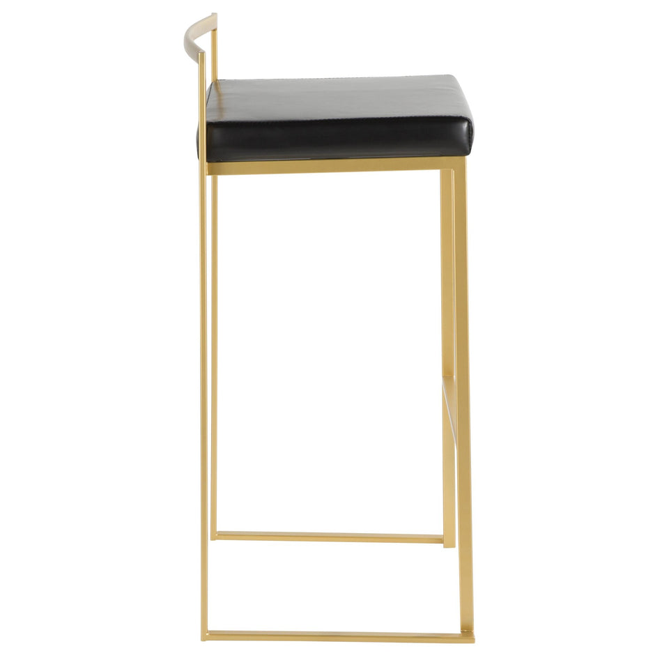Fuji Stacker 30" Fixed-Height Barstool - Set of 3