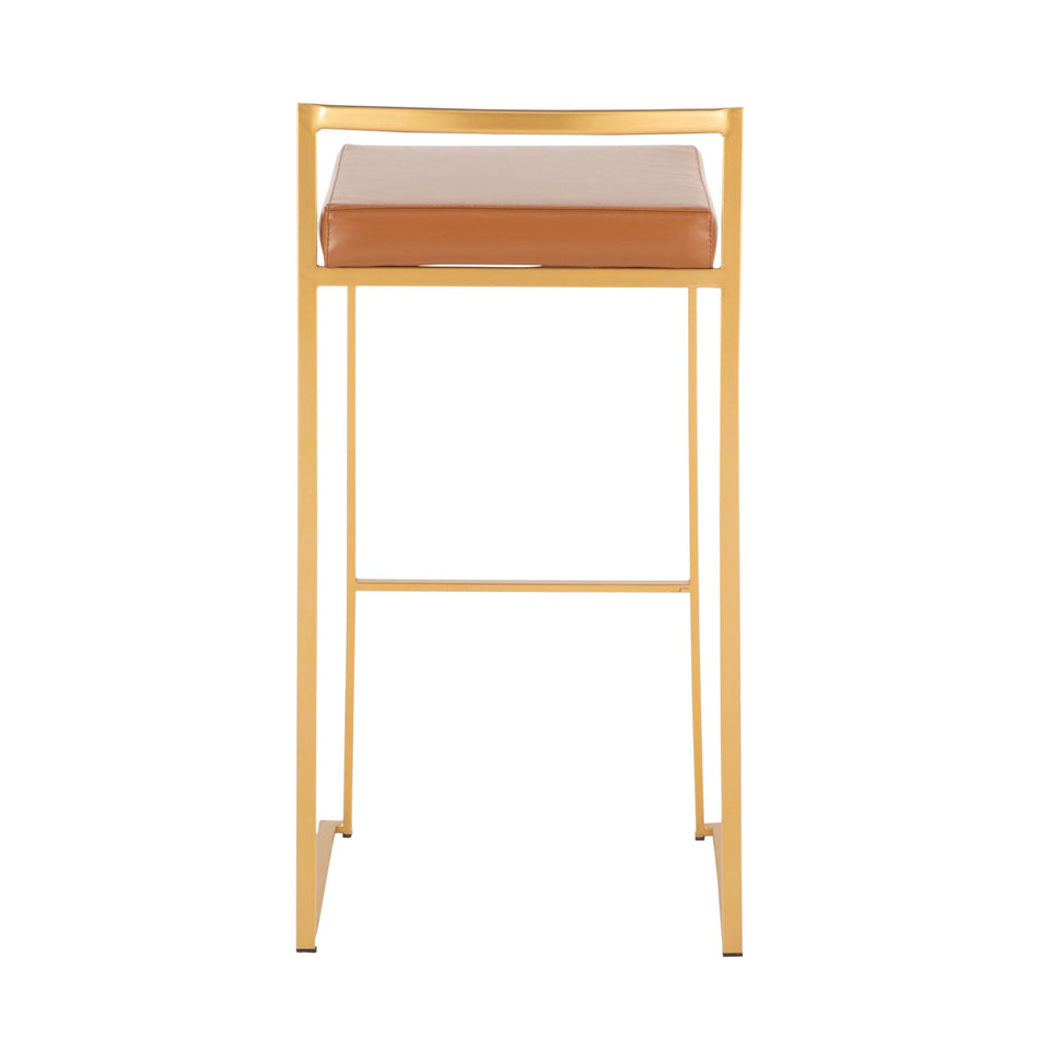 Fuji Stacker 30" Fixed-Height Barstool - Set of 3