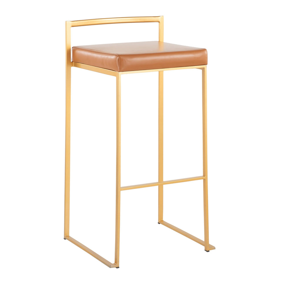 Fuji Stacker 30" Fixed-Height Barstool - Set of 3