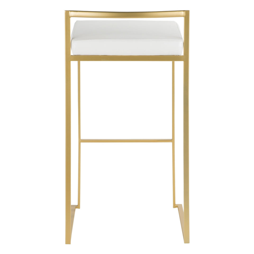 Fuji Stacker 30" Fixed-Height Barstool - Set of 3