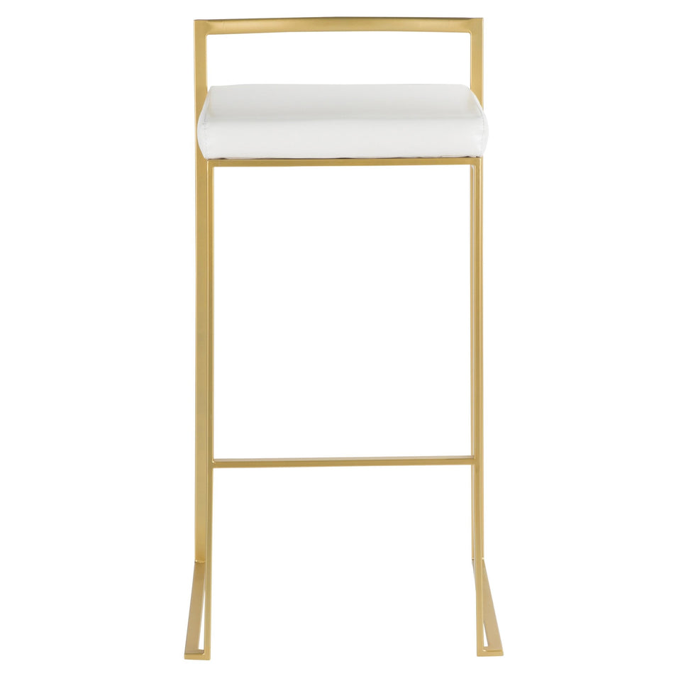Fuji Stacker 30" Fixed-Height Barstool - Set of 3