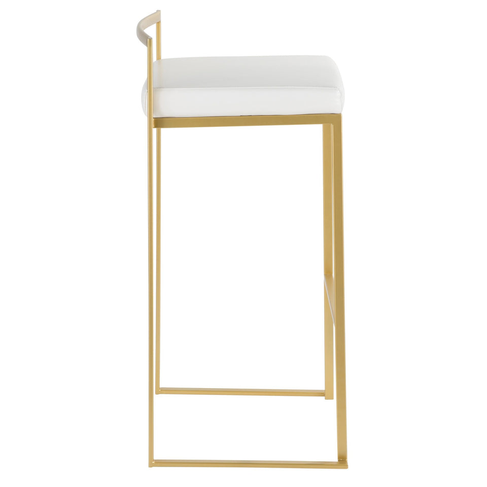Fuji Stacker 30" Fixed-Height Barstool - Set of 3