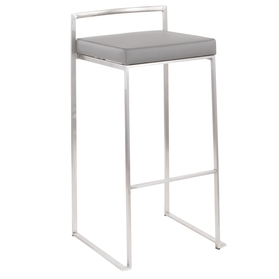 Fuji Stacker 30" Fixed-Height Barstool - Set of 3