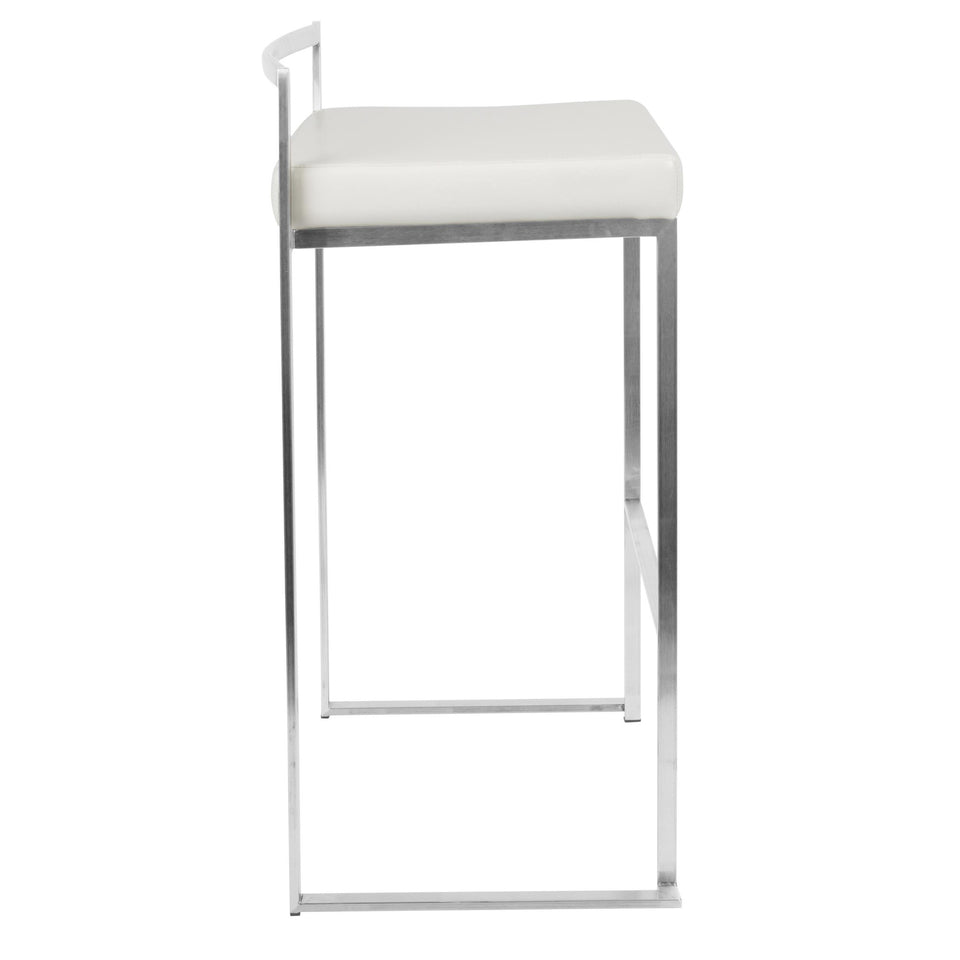 Fuji Stacker 30" Fixed-Height Barstool - Set of 3