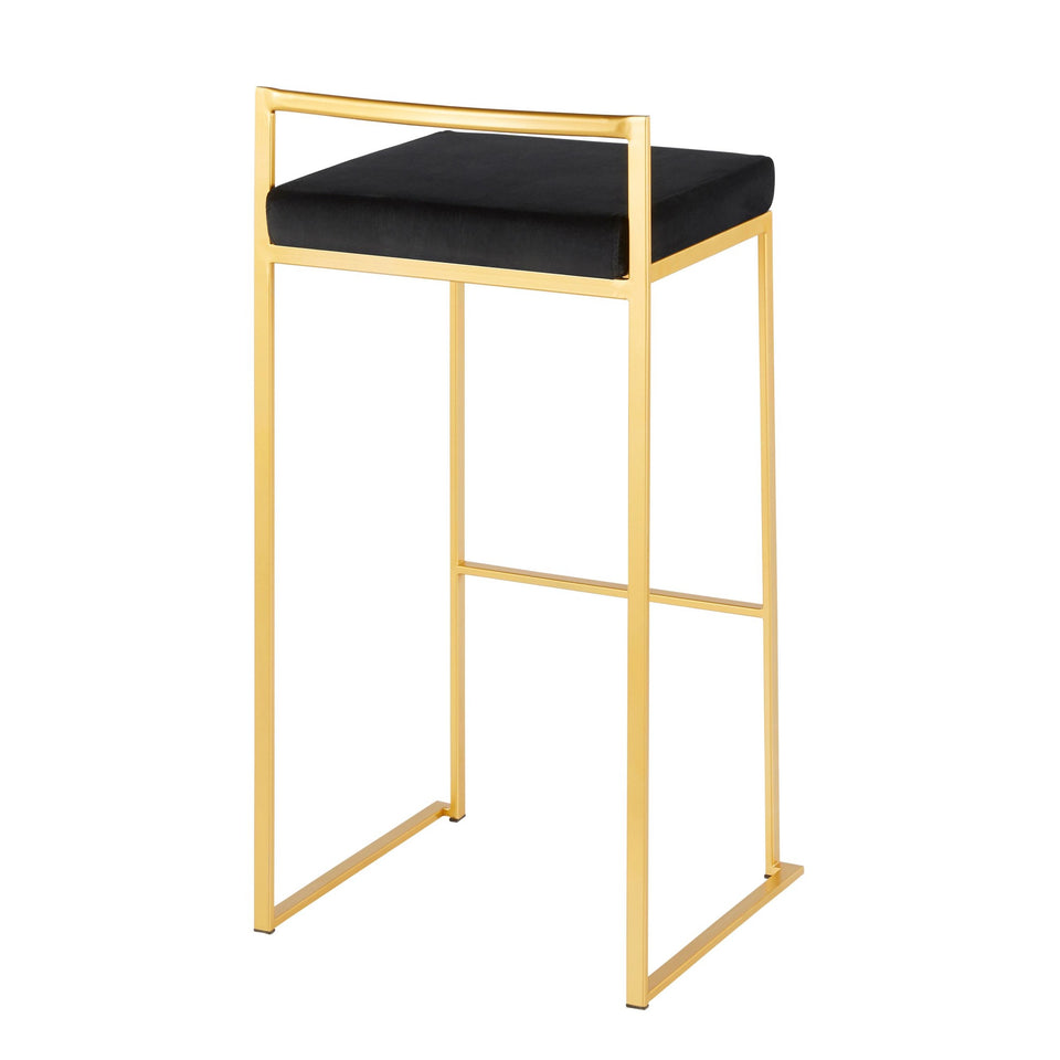 Fuji Stacker 30" Fixed-Height Barstool - Set of 3